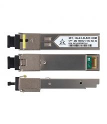 Модуль SFP 1000BASE-BX 1SM WDM SC 3KM TX1550-RX1310nm DDM