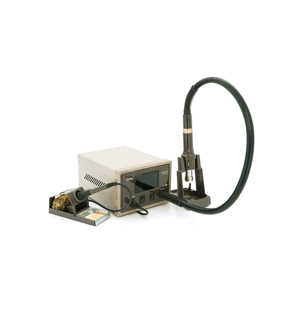 Паяльна станція BAKKU BA-9852 цифрова індикація, фен, паяльник, DC: 110-220V, 8-15A, 1200W, 2,8 кг