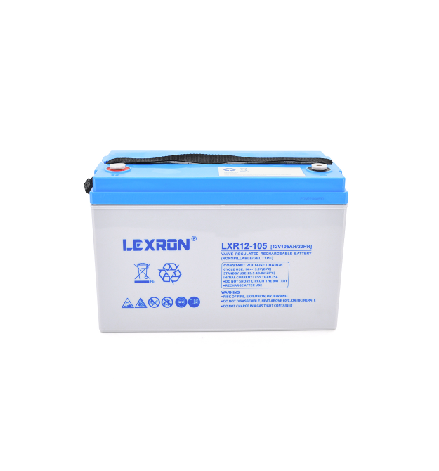 Акумуляторна батарея Lexron LXR12-105 GEL 12V 105AH DEEP CYCLE (330 x 171 x219) 30 kg