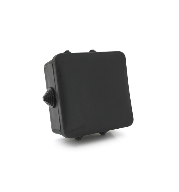 Коробка розподільна зовнішня PIPO Р30 110х110х60мм IP55 пластик (РР) 6 гермівводу чорна Q50