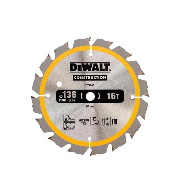 Диск пильный СONSTRUCTION DeWALT DT1946
