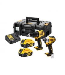 Набор из двух инструментов аккумуляторных бесщеточных DeWALT DCK2062M2T