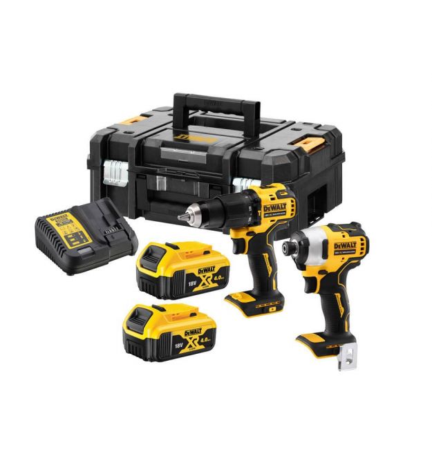 Набір з двох інструментів акумуляторних безщіткових DeWALT DCK2062M2T