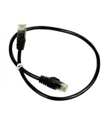 Патч-корд мережевий Trinix UTP, RJ-45, CAT.5 0.3m Black