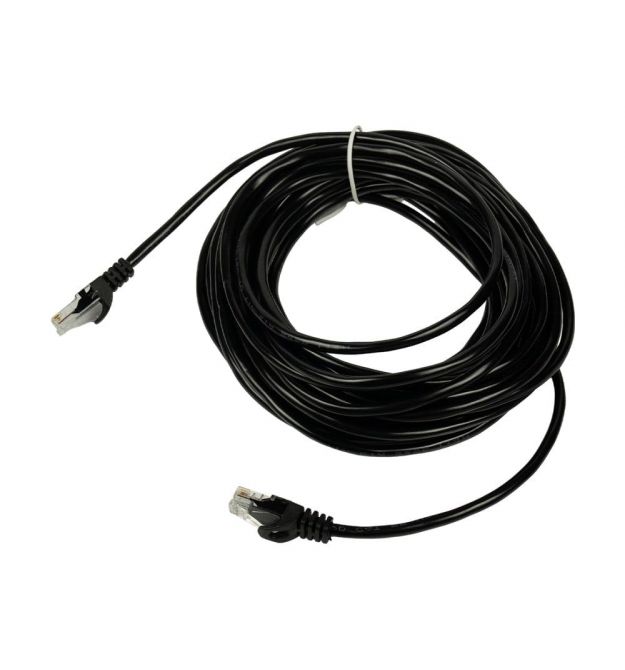 Патч-корд мережевий Trinix UTP, RJ-45, CAT.5 25m Black