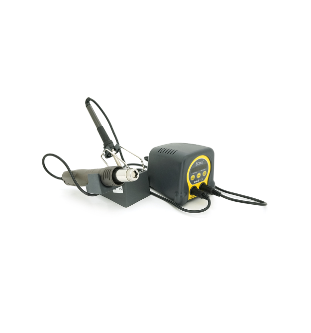 Паяльна станція BAKU BA-942 з цифровою індикацією на фен і паяльник, DC:110-240V, 4A,750W, 2,25 кг