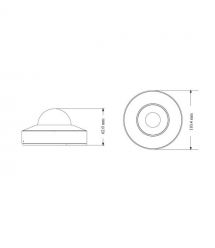 IP-видеокамера 6Mp TVT TD-9567E4(D-PE-AR1) White f-2.8mm с 2 микрофонами