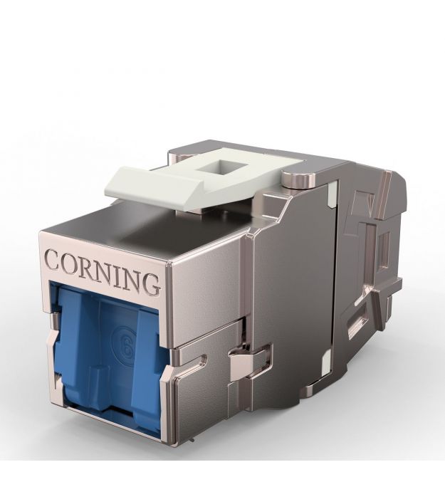 Модуль екранований KS500S Keystone, RJ45, кат. 6a, пак. 24 шт, Corning