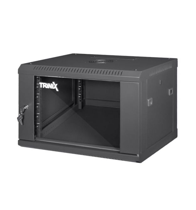 Коммутационный шкаф Trinix TRX-6U-600x450x370 Black