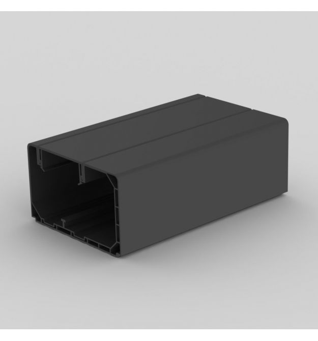 Кабельный канал из ПВХ черного цвета 20х20мм Серия LH, цена за 1м