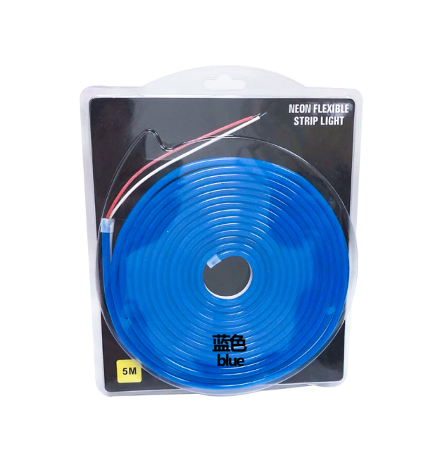 Стрічка світлодіодна в силіконі 3528, 12V, 5 метрів, IP67, Blue