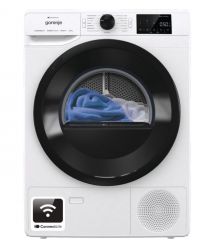 Gorenje Сушильная машина тепловой насос, 9кг, A++, 60см, дисплей, 16 программ, Wi-Fi, белый