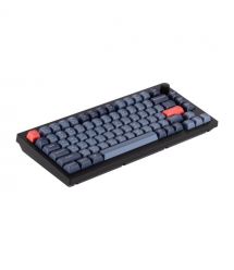 Keychron Клавиатура механическая V1 Max 84Key, Gateron Jupiter Banana, WL/BT/USB-A, QMK, Hot-swap, Knob, EN/UKR, RGB, черный