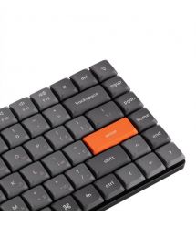 Keychron Клавиатура механическая K3 Max 84Key, Gateron MX 2.0 Red, WL/BT/USB-A, QMK, Hot-swap, EN/UKR, RGB, черный