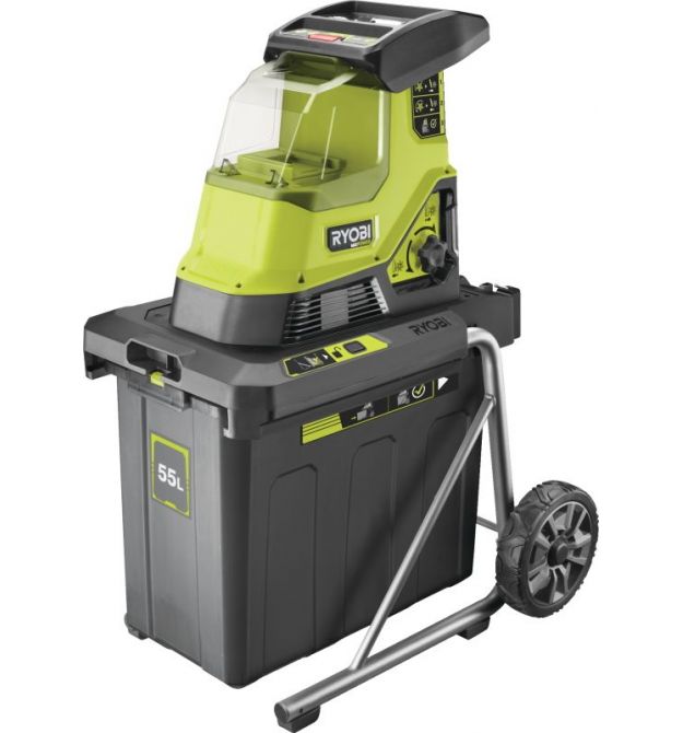 Измельчитель садовый аккумуляторный Max Power Ryobi RY36SHX40-0 36В 40мм 55л фреза низкошумный 18кг без АКБ и ЗУ