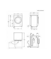 Electrolux Стирально-сушильная машина фронтальная, 11(7)кг, 1600, А, 58см, дисплей, пар, инвертор, белый