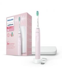 Philips Щетка зубная электр. Sonicare Gemini 3100, 31т. колеб/мин, насадок-1, футляр, розовый