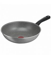 Tefal Сковорода Вок Cook Natural, 28см , алюминий, бакелит, серый