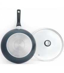 Tefal Сковорода ВОК з кришкою Generous Cook, 28см, алюминий, бакелит, стекло, черный