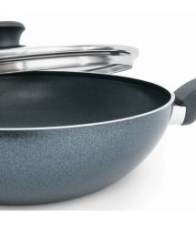 Tefal Сковорода ВОК з кришкою Generous Cook, 28см, алюминий, бакелит, стекло, черный