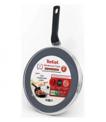 Tefal Сковорода ВОК з кришкою Generous Cook, 28см, алюминий, бакелит, стекло, черный