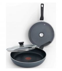 Tefal Сковорода с крышкой Generous Cook, 28см, алюминий, бакелит, стекло, черный