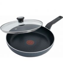 Tefal Сковорода с крышкой Generous Cook, 28см, алюминий, бакелит, стекло, черный