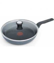 Tefal Сковорода с крышкой Generous Cook, 28см, алюминий, бакелит, стекло, черный