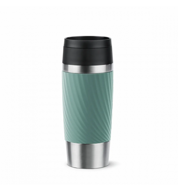 Tefal Термочашка Travel Mug Classic Twist, 360мл, нержавеющая сталь, зеленый