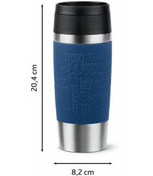 Tefal Термочашка Travel Mug Classic, 360мл, нержавеющая сталь, синий