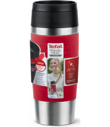 Tefal Термочашка Travel Mug Classic, 360мл, нержавеющая сталь, красный