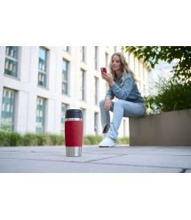 Tefal Термочашка Travel Mug Classic, 360мл, нержавеющая сталь, красный