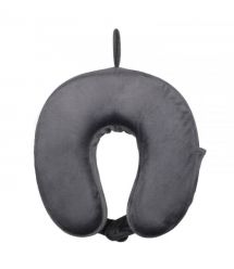 Wenger Подушка флисовая, Memory Foam Travel Neck Pillow, серая