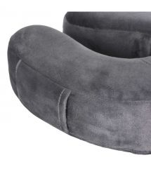 Wenger Подушка флисовая, Memory Foam Travel Neck Pillow, серая