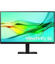 Samsung Монитор 27" S60UD HDMI, DP, USB, USB-C, MM, IPS, 2560x1440, 100Hz, 1ms