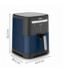 Tefal Мультипечь EasyFry&Grill XXL, 1830Вт, чаша-6.5л, сенсорное управл., 8 програм, пластик, серо-синий