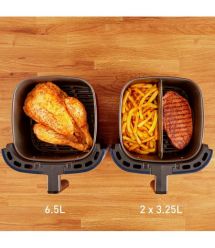Tefal Мультипечь EasyFry&Grill XXL, 1830Вт, чаша-6.5л, сенсорное управл., 8 програм, пластик, серо-синий
