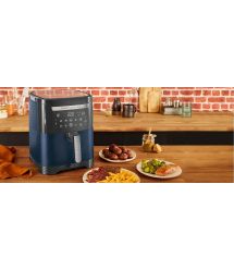 Tefal Мультипечь EasyFry&Grill XXL, 1830Вт, чаша-6.5л, сенсорное управл., 8 програм, пластик, серо-синий