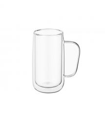 ARDESTO Набор чашек с ручками с двойными стенками, 400 мл, 2 шт., боросиликатное стекло