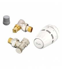 Danfoss Комплект термостатический Regus RA + RA-FN + RLV-S, 1/2", угловой