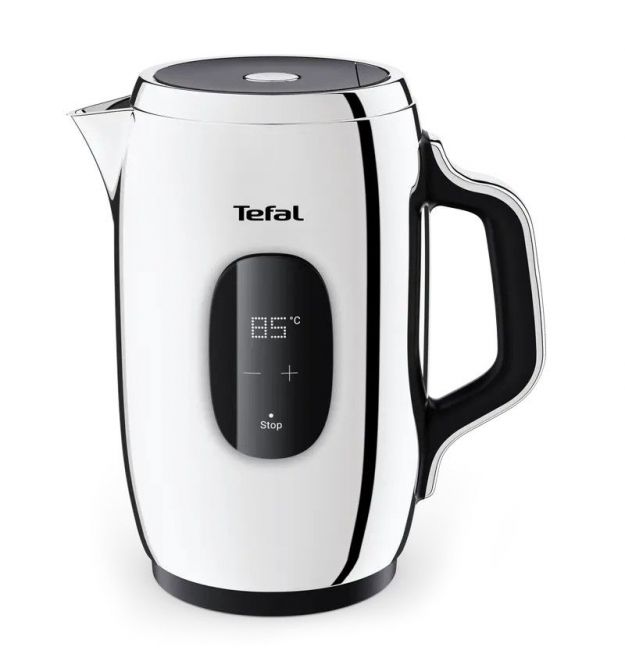 Tefal Электрочайник Majestuo 1.5л, с двойными стенками, 9 темп.реж, сенс. управл., нерж. сталь