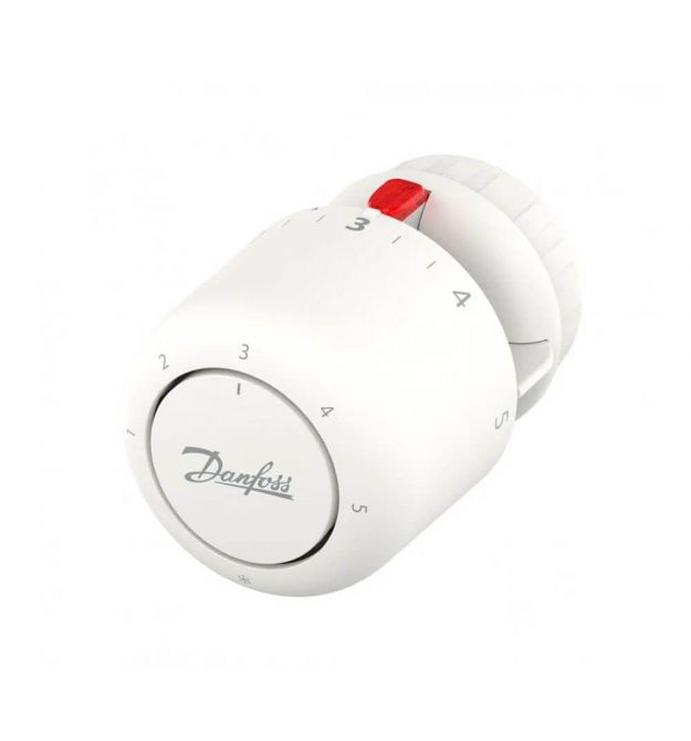 Термостатичний елемент Danfoss Aero, RA, +7...28 °C, Click, вбудований датчик, білий