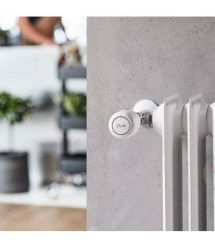Термостатический элемент Danfoss Aero, RA, +7...28 °C, Click, встроенный датчик, белый