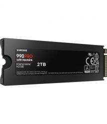 Samsung Твердотельный накопитель SSD M.2 2TB PCIe 4.0 990PRO + радиатор