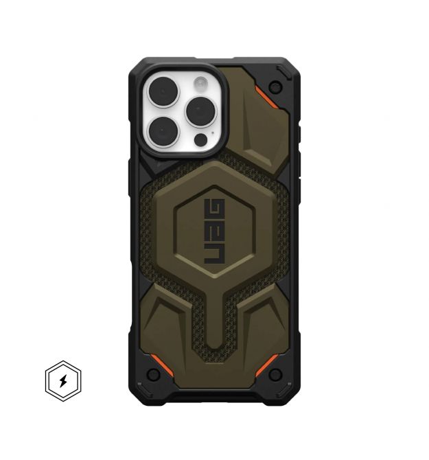 UAG Чехол для iPhone 16 Pro Max, Monarch Pro Magsafe, Kevlar Element Green