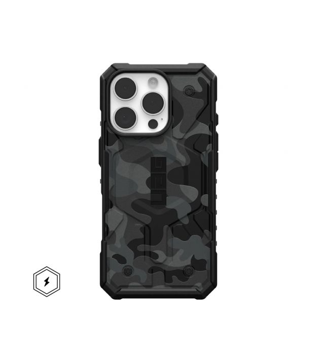 UAG Чехол для iPhone 16 Pro, Pathfinder SE Magsafe, Midnight Camo