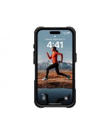 UAG Чехол для iPhone 16, Plasma XTE MagSafe, Black/Orange