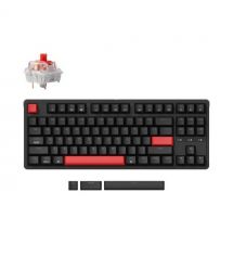 Keychron Клавиатура механическая C3 Pro 87Key, K pro Red, USB-A, QMK, Hot-swap, EN/UKR, RGB, черный