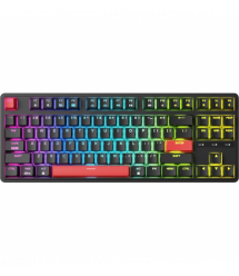 Keychron Клавиатура механическая C3 Pro 87Key, K pro Red, USB-A, QMK, Hot-swap, EN/UKR, RGB, черный