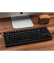 Keychron Клавиатура механическая C3 Pro 87Key, K pro Red, USB-A, QMK, Hot-swap, EN/UKR, RGB, черный